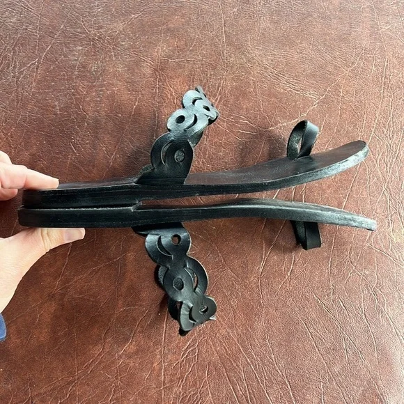 Ancient Greek Sandals Black Sandal - Picture 7 of 14